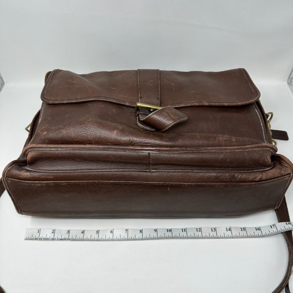 Vintage COACH Men's Leather Messenger Bag 5283 Harrison Briefcase Attache, USA - Picture 10 of 16